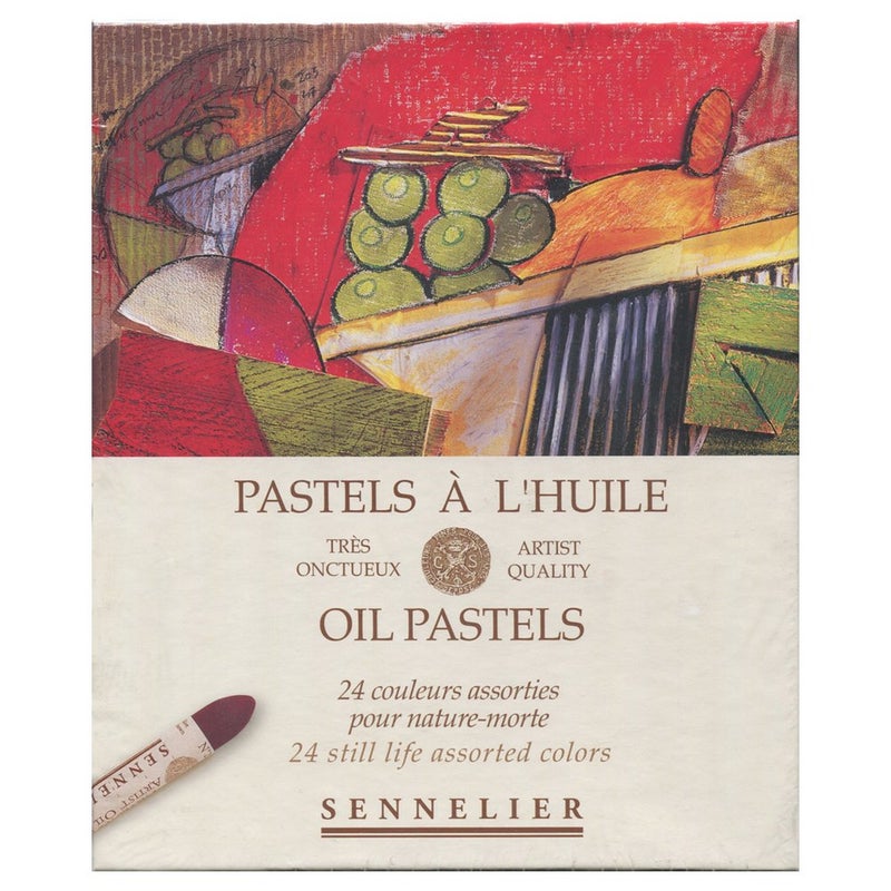 SENNELIER Oil French Pastel لفناني المحترفين، مجموعة حياة ساكنة من 24